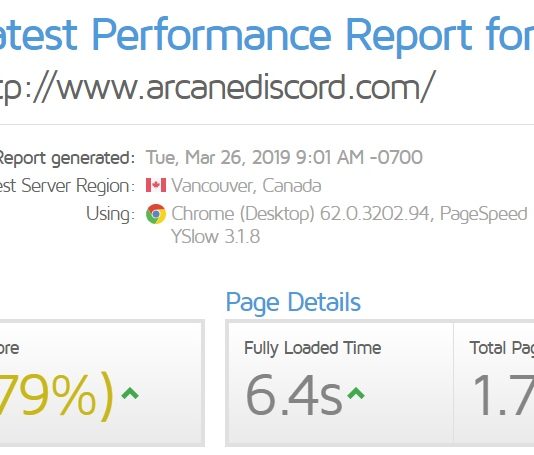 Baseline Speed Indices